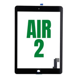 Vidro Com Touch Screen Compatível Com iPad Air 2 Preto