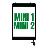 Vidro Com Touch Screen Compatível Com iPad Mini 1 2 Preto