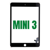 Vidro Com Touch Screen Compatível Com iPad Mini 3 Preto