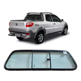 Vidro Com Vigia Fiat Strada 2013 Em Diante Original