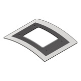 Vidro Curvo Para Coifa De Ilha 75 Cm
