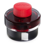 Vidro De Tinta Lamy T52 Vermelha 50ml P Caneta Tinteiro