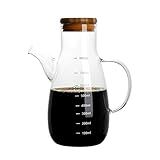 Vidro Dispensador De Óleo Frasco De Vinagre Garrafa De Óleo Frasco Dispensador De Azeite Jarra De Verde Despejador De Azeite Oliva Garrafa De Vidro De Madeira Garrafa Dispensadora