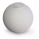 Vidro Esfera globo Bola 12cm Diâmetro Leitoso Fosco S Colar