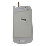 Vidro Touch Para Tela Com Samsung Galaxy Fame S6810 Branco