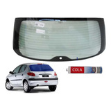 Vidro Vigia Traseiro Peugeot 207 Hatch Térmico Com Furo