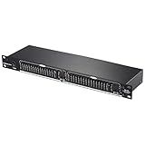 Vifaleno EQ 215 Equalizador De Canal Duplo De 15 Bandas 1U Montagem Em Rack