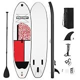 Vifaleno Prancha De Stand Up Paddle Inflável Antiderrapante SUP Para Todos Os Níveis De Habilidade Prancha De Surf Com Bomba De Ar Bolsa De Transporte Trela Barco Em Pé Para Jovens E Adultos