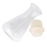 VILLFUL 1 Unidade Frasco Erlenmeyer Com Tampa Kit De Química Hidroflask Tampas Boca Larga Frasco Cônico Para Química Frasco Erlenmeyer 1000ml Balão De Vácuo Uso Do Aluno Vidro