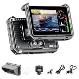 VILTROX Kit De Monitor De Campo De Câmera Dc-X3 Com Rig Cage- Monitor De Câmera Touchscreen De 2000 Nits Com Entrada-Saída Sdi-4K Hdmi- 6- Full Hd 1920X1080 Ips- Luts 3D- Assistência De Foco De Pico