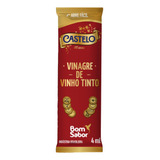 Vinagre Em Sachê Bom Sabor Castelo Caixa Com 200 Un De 4ml