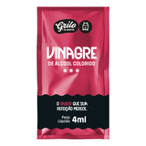 Vinagre Em Sachê Grilo Alimentos Caixa Com 184 Unid De 4ml