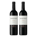 Vinho Argentino Tinto Benjamin Nieto Malbec 750ml 2 Unid
