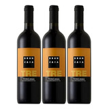 Vinho Brancaia Tre Maremma Toscana Igt 750ml Kit 3 Un