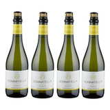 Vinho Donnatella Frisante Branco Suave 660ml Góes Kit 4 Unid