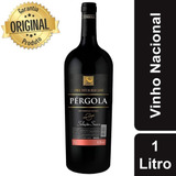 Vinho Pérgola Suave Tinto Bordô De Mesa 1 Litro Kit C 3