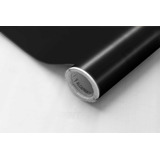 Vinil Adesivo Bobina C 10x1 Plotter Geladeira Preto Brilho