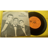 Vinil Trio Melodia Banua Compacto Jovem Guarda De 1965