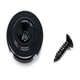 Vintage Forge árvore Guia Retentor De Cordas Redondas Pretas Para Guitarra Baixo Fender Precision Jazz Style E Outros Com Parafuso Bsr50-blk