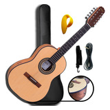Viola Caipira Rozini Elétrica Clássica Rv155 Com Capa
