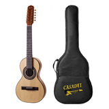 Viola Rozini Caipira Elétrica Rv151 Natural Fosca Com Capa