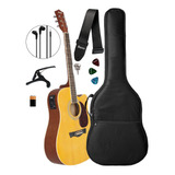 Violão Ac Tagima Folk Ad18 Memphis Capa Luxo E Correia