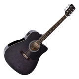 Violão Aço Elétrico Folk Flamed Vogga Vck370 Bmf