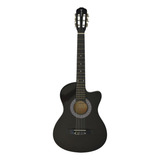 Violão Acústico Auburn Aubvo621ms Para Destros Preta Verniz