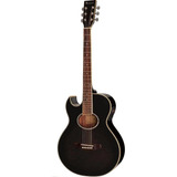 Violão Canhoto Elétrico Eagle Gl36 Eq Bkb Cutway