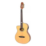 Violão Clássico Giannini Performance Gnf 3 Ceq Para Canhotos Natural Satin Verniz Fosco