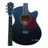 Violão Crafter Acustico Aço Com Cutway Cor Mini Jumbo Preto Fosco