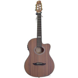 Violão De Nylon Giannini Performance Gnf 3 Ceq Walnut Satin