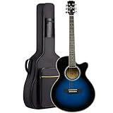 Violão Elétrico Bravo TF200 Aço Série Tuneful - Bag Luxo -BB - Blue Burst-