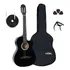 Violão Elétrico Giannini Sf14 Aço Flat Fino Natural Afinador Cor Black Orientação Da Mão Direita