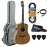 Violão Eletrico Strinberg Aço Folk Com Efeitos + Acessórios Cor Walnut Satin Orientação Da Mão Destro
