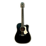 Violão Eletroac Tagima Andes Bks Cor Preto Satín Material Do Diapasão Okoume Orientação Da Mão Destro