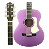 Violão Eletroac Tagima Porteno Metalico Lilac Satin Mlls Rox