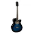 Violão Eletroacústica Giannini Performance Gsf-1d Ceq Para Destros Dark Blue Burst Sabina Solida Verniz Brilhante