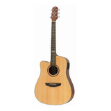Violão Eletroacústica Strinberg Black Sd200c Para Canhotos Natural Satin Louro Indiano Cremoso