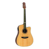 Violão Eletroacústica Strinberg Black Sd200c Para Destros Cor Natural Satin