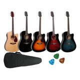 Violao Eletroacustico Capa Palhetas