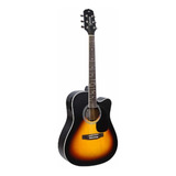 Violão Eletroacústico Giannini Dreadnought Aço Gdc 1 Ceq