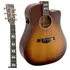 Violão Eletroacústico Waldman Dcex-2041 Amb C/ Bag Cor Ambar