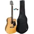 Violão Folk Giannini Gf1d Cutway Zw Zebra + Capa Acolchoada
