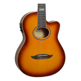Violão Giannini Gnf 3 Flat Nylon Elétrico Tobacco Sunburst