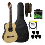 Violao Giannini Nw1 Eletrico Nylon Imbu Ns Kit