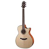 Violão Grand Auditorium Crafter HG 500CE N Cutway Tampo Solid Spruce B S Mogno EQ CR T NV Gloss
