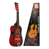 Violão Infantil Acustico Com Corda Em Aço Semi Profissional