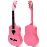 Violão Infantil Austin Kauthon Cordas De Nailon Cor Rosa