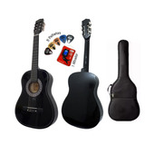 Violão Infantil Austin Kauthon Naylon Cor Preto + Kit 